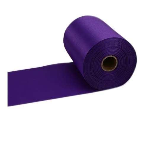 Organza Stoff Rolle, 25 meter/rolle 8 cm / 10 cm / 15 cm seiden satinbänder DIY. Hochzeitsstuhl SchärpenVerpackung Dekoration Seidenbänder(46-Sauce purple,15cm X 25meters) von HFGDRH