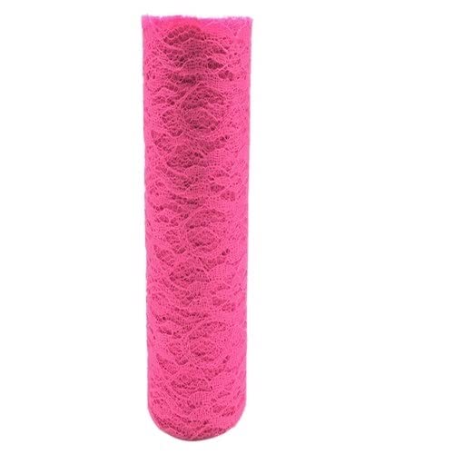 Organza Stoff Rolle, 30 cm 10 yards spitze glitter pailletten tüll rollen mesh DIY. Tüll Stoff Hintergrund Hochzeit Geburtstag Party Tischdekoration Tischläufer(Fresh pink-NO-sequin) von HFGDRH