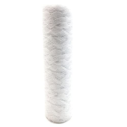 Organza Stoff Rolle, 30 cm 10 yards spitze glitter pailletten tüll rollen mesh DIY. Tüll Stoff Hintergrund Hochzeit Geburtstag Party Tischdekoration Tischläufer(White-Without-sequin) von HFGDRH