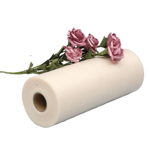 Organza Stoff Rolle, 30 cm 100yards weiße Tüllrollen 12inch DIY. Dekorative Handwerk Tüll Rolls Spule for Hochzeitsdekoration Weihnachtsveranstaltungsparty(1) von HFGDRH