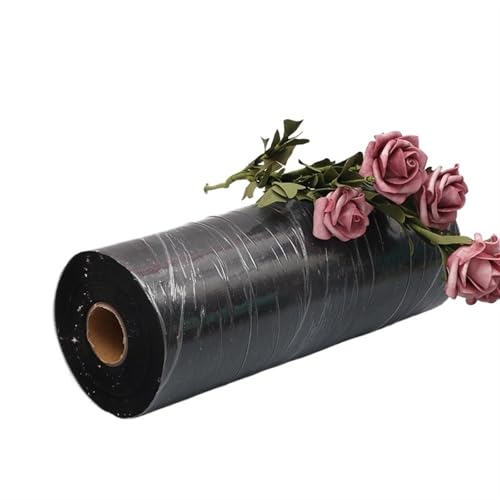 Organza Stoff Rolle, 30 cm 100yards weiße Tüllrollen 12inch DIY. Dekorative Handwerk Tüll Rolls Spule for Hochzeitsdekoration Weihnachtsveranstaltungsparty(Black) von HFGDRH