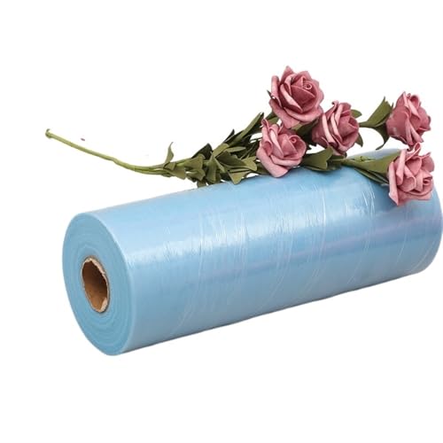 Organza Stoff Rolle, 30 cm 100yards weiße Tüllrollen 12inch DIY. Dekorative Handwerk Tüll Rolls Spule for Hochzeitsdekoration Weihnachtsveranstaltungsparty(Blue) von HFGDRH