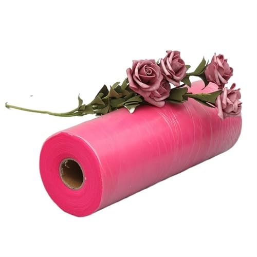 Organza Stoff Rolle, 30 cm 100yards weiße Tüllrollen 12inch DIY. Dekorative Handwerk Tüll Rolls Spule for Hochzeitsdekoration Weihnachtsveranstaltungsparty(Fresh pink) von HFGDRH