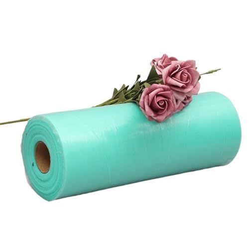 Organza Stoff Rolle, 30 cm 100yards weiße Tüllrollen 12inch DIY. Dekorative Handwerk Tüll Rolls Spule for Hochzeitsdekoration Weihnachtsveranstaltungsparty(Green) von HFGDRH