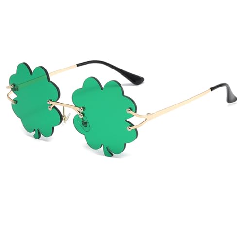 HFMYGS St.Patricks Day Brille,RüNen Brillen Sind Geeignet GrüN Four Leaf Irland FüR Die Teilnahme Am St,Patrick'S Day,Unsere GrüNen Brillen Sind Geeignet FüR Die Teilnahme Am St von HFMYGS