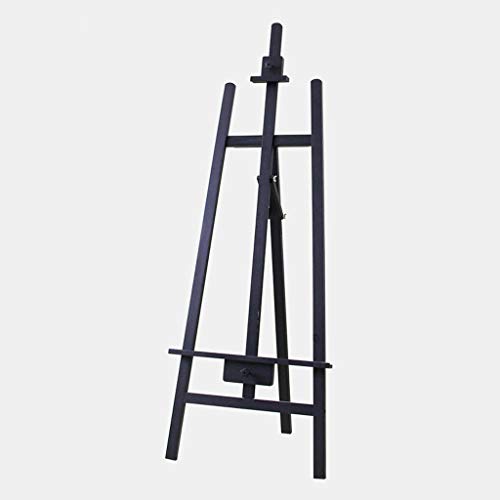 Stativ-Künstler-Staffelei, höhenverstellbarer Ständer, tragbar, Poster, Leinwand, Präsentationsständer, Studio-Malständer für Kinder, 166 cm (Farbe: Schwarz) (Weiß) von HFRUUWSEHJJKK