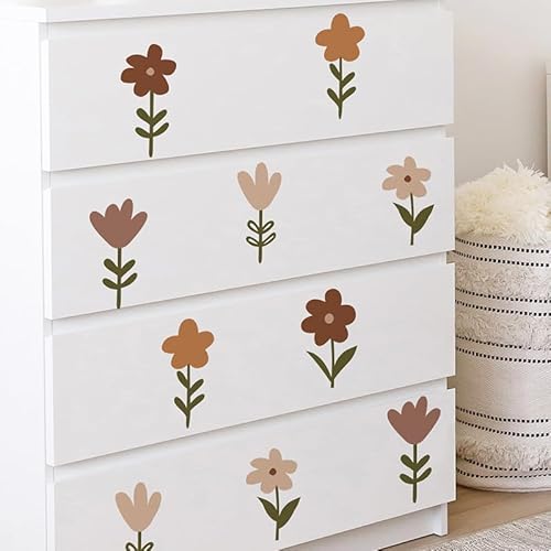 HGDESIGN® Wandtattoo Wandaufkleber Wandsticker Blumen Herz Baum Wanddeko für Kinderzimmer Babyzimmer Kind Baby Junge Mädchen (C) von HGDESIGN