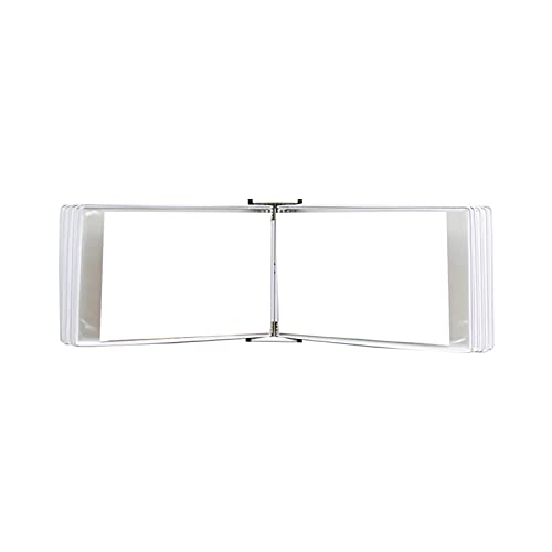 Aktenorganisator, verstellbarer Schreibtisch-Flip-Aktenhalter, wandmontierter Aktenhalter A4, wandmontierter Display-Aktenhalter(Bianco) von HGDNNDEOP