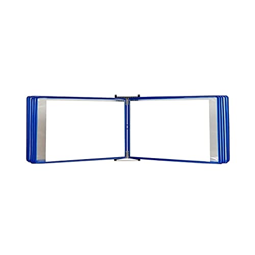 Aktenorganisator, verstellbarer Schreibtisch-Flip-Aktenhalter, wandmontierter Aktenhalter A4, wandmontierter Display-Aktenhalter(Blu) von HGDNNDEOP