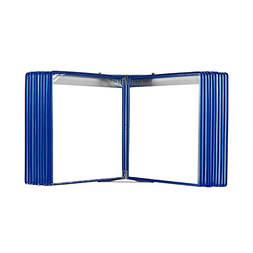 Aktenorganisator, verstellbarer Schreibtisch-Flip-Aktenhalter, wandmontierter Aktenhalter A4, wandmontierter Display-Aktenhalter(Blu) von HGDNNDEOP