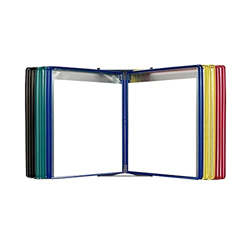 Aktenorganisator, verstellbarer Schreibtisch-Flip-Aktenhalter, wandmontierter Aktenhalter A4, wandmontierter Display-Aktenhalter(Multi Colored) von HGDNNDEOP