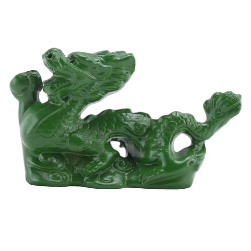 HGDNNDEOP Chinesische Drachenstatue, Mini-Holzfigur, chinesischer Drache, 2024 chinesisches Sternzeichen, grün von HGDNNDEOP