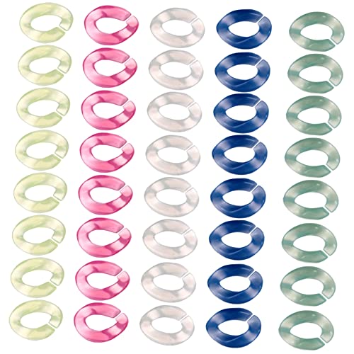 HIAKDOFT 100 Stück Teiliges DIY Ohrclip Verschlüsse Bunte Kettenverbinder Vielseitige Schmuckzubehör für Ohrringe Armbänder Taschenketten Einfache Anwendung und Längenanpassung HIAKDOFT 100 Stück Teiliges DIY Ohrclip Verschlüsse Bunte Kettenverbinder Vielseitige Schmuckzubehör für Ohrringe Armbänder Taschenketten Einfache Anwendung und Längenanpassung von HIAKDOFT