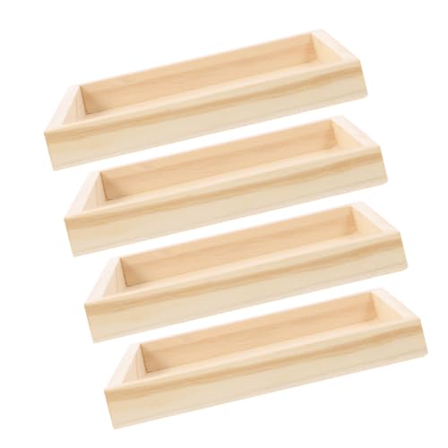 HIAKDOFT 4 Stück Unlackiertes Holztablett Quadratisch Aufbewahrungsbox für Holzbausteine Stabile Puzzle Organizer aus Natürlichem Holz Robust Langlebig für HIAKDOFT 4 Stück Unlackiertes Holztablett Quadratisch Aufbewahrungsbox für Holzbausteine Stabile Puzzle Organizer aus Natürlichem Holz Robust Langlebig für von HIAKDOFT