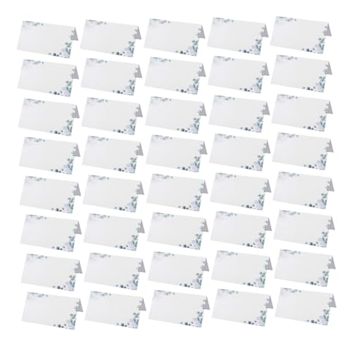 HIAKDOFT 40 Stück Hochzeitseinladungskarte Speisekarte Büfett Etikett Tischkarten für die Tischdekoration Gebäude leer Platzkartenhalter für den Tisch Tischzeltkarten Papier HIAKDOFT 40 Stück Hochzeitseinladungskarte Speisekarte Büfett Etikett Tischkarten für die Tischdekoration Gebäude leer Platzkartenhalter für den Tisch Tischzeltkarten Papier von HIAKDOFT