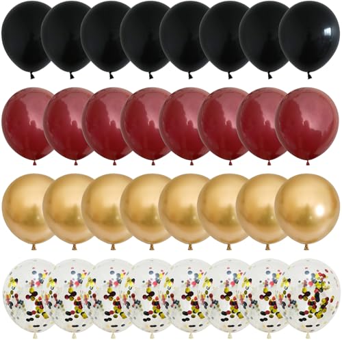 HILAVO Schwarz Gold Rot Ballons von HILAVO