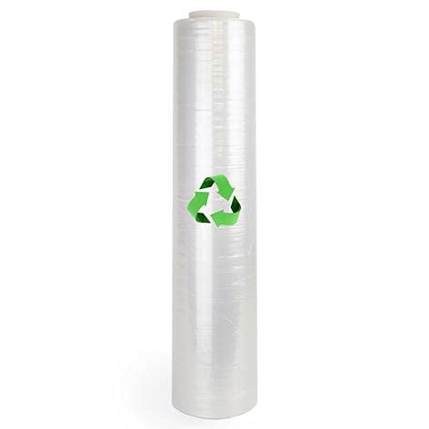 Verpackungsfolie aus recycled Plastik, umweltfreundliche Strechfolie, Bio Stretchfolie, 450mm×300lfm, 6 Rollen (18) von HILDE24