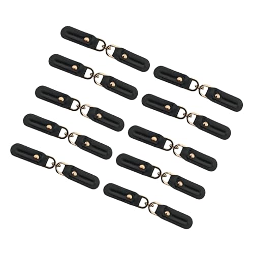 HINAYOSAN Leder-Knebel zum Aufnähen mit Metallknöpfen, Ersatz-Knebelverschlüsse für Windbreaker, Jacken, Kleidung, Dekoration, gepolsterte Jacken, Knebelknöpfe, 10 Stück HINAYOSAN Leder-Knebel zum Aufnähen mit Metallknöpfen, Ersatz-Knebelverschlüsse für Windbreaker, Jacken, Kleidung, Dekoration, gepolsterte Jacken, Knebelknöpfe, 10 Stück von HINAYOSAN