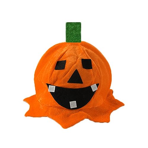 Halloween-Kürbis-Hut für Erwachsene, Kinder, Hexenhüte für Halloween, Mottoparty, Kostüm, Cosplay, Requisiten, Damen, Herren, Kinder, Unisex, Kürbishüte von HINAYOSAN