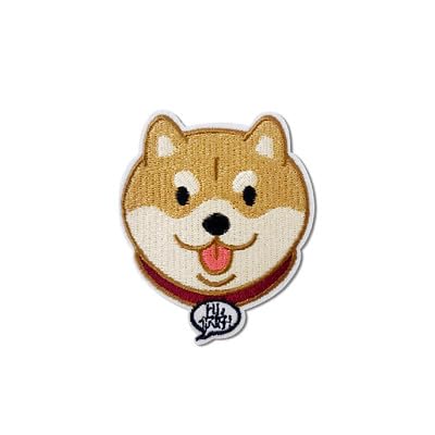 Hinihao Hi, 1 x Shiba Inu Hunde-Aufkleber, zum Aufbügeln oder Aufnähen, Applikation für Kleidung, Rucksack, Handyhüllen, Helme, DIY-Zubehör, Taschen, Koffer von HINIHAO HI,