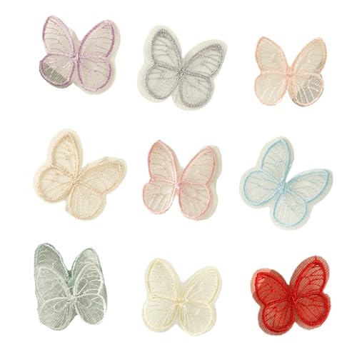 10 Stück Cartoon Schmetterling bestickte Flicken zum Aufbügeln Tierreparaturflicken Nähen Flicken für Kleidung Schuhe 10 Stück Cartoon Schmetterling bestickte Flicken zum Aufbügeln Tierreparaturflicken Nähen Flicken für Kleidung Schuhe von HIOPOIUYT