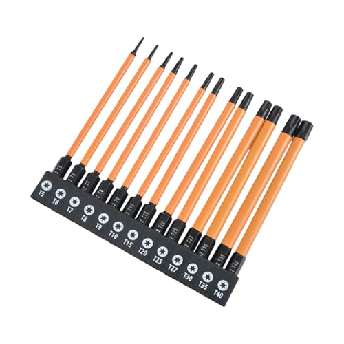 13pcs Auswirkungen Sechseckkopf Allen Schraubenschlüssel Bohrer Bit Set Auswirkungen Stahl Set Allen Key Sechs Bit Hexagon Shank von HIOPOIUYT