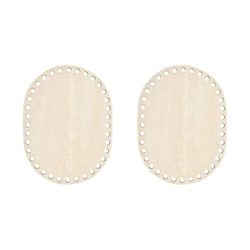 2 x Holzkorbbasis für Häkelkorb, Holzkorb, Weben, Strickbasis für Häkelarbeiten, Heimdekoration, 2 Stück 2 x Holzkorbbasis für Häkelkorb, Holzkorb, Weben, Strickbasis für Häkelarbeiten, Heimdekoration, 2 Stück von HIOPOIUYT