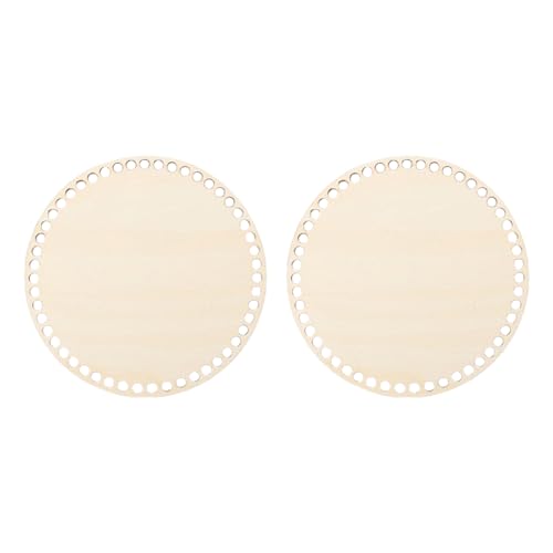 2 x Holzkorbbasis für Häkelkorb, Holzkorb, Weben, Strickbasis für Häkelarbeiten, Heimdekoration, 2 Stück 2 x Holzkorbbasis für Häkelkorb, Holzkorb, Weben, Strickbasis für Häkelarbeiten, Heimdekoration, 2 Stück von HIOPOIUYT
