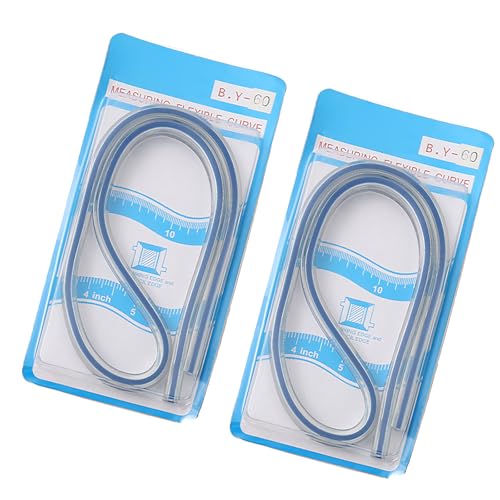 2pcs Flexible Messung Herrscher PVC Messband Multifunktion von HIOPOIUYT