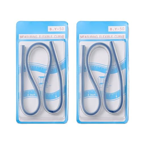 2pcs Flexible Messung Herrscher PVC Messband Multifunktion von HIOPOIUYT