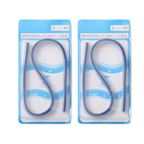 2pcs Flexible Messung Herrscher PVC Messband Multifunktion von HIOPOIUYT