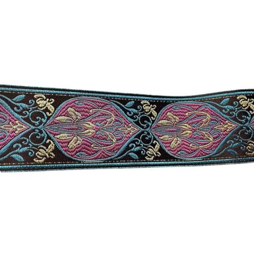 4 92yard Bestickte Stoffband Ribbon Vintage Gewebte Bandverkleidung Zum Nähen Von Handwerkskleidung Vorhangverzerrung von HIOPOIUYT