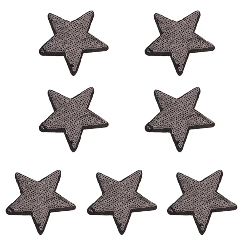 7 Stück glänzende Pailletten Stern Patches Kleidung Applikation Nähzubehör für Mode-Enthusiasten und Bastler 7 Stück glänzende Pailletten Stern Patches Kleidung Applikation Nähzubehör für Mode-Enthusiasten und Bastler von HIOPOIUYT