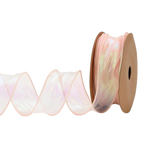 Durchsichtiges Organzaband, 40 mm x 9 m, Organzabänder für Blumensträuße, Verpackungen, Hochzeitstortendekoration, Basteln, Kranz, Schleifen Durchsichtiges Organzaband, 40 mm x 9 m, Organzabänder für Blumensträuße, Verpackungen, Hochzeitstortendekoration, Basteln, Kranz, Schleifen von HIOPOIUYT