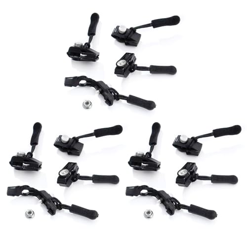 HIOPOIUYT 6/12Pcs Einstellbare Reißverschlüsse Fixer 3 Verschiedene Größe Reißverschlüsse Reparatur Werkzeug Sofort Reißverschlüsse Ersatz Slider Für Kleidung von HIOPOIUYT