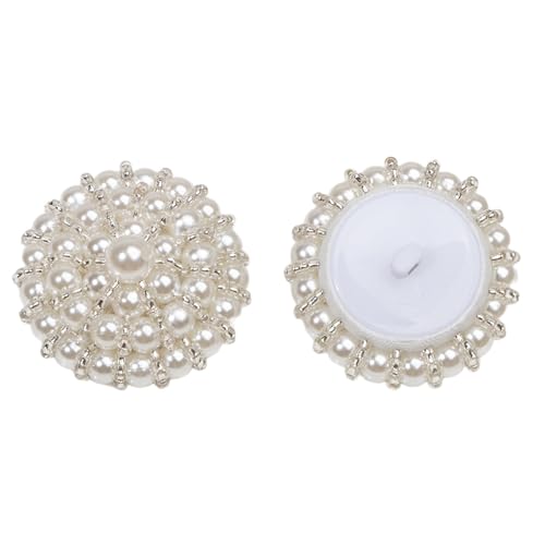 Klassische Perlenknöpfe Elegante Perlen Schnalle Fade Resistant Für Mode Enthusiasten Craft Project Verschiedene Kleidungsstücken Dekore Klassische Perlenknöpfe Elegante Perlen Schnalle Fade Resistant Für Mode Enthusiasten Craft Project Verschiedene Kleidungsstücken Dekore von HIOPOIUYT