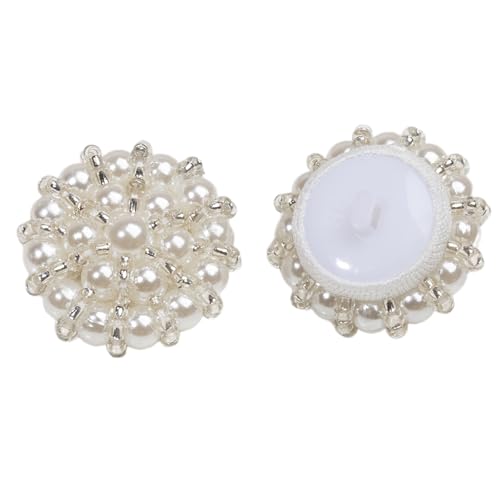 Klassische Perlenknöpfe Elegante Perlen Schnalle Fade Resistant Für Mode Enthusiasten Craft Project Verschiedene Kleidungsstücken Dekore Klassische Perlenknöpfe Elegante Perlen Schnalle Fade Resistant Für Mode Enthusiasten Craft Project Verschiedene Kleidungsstücken Dekore von HIOPOIUYT