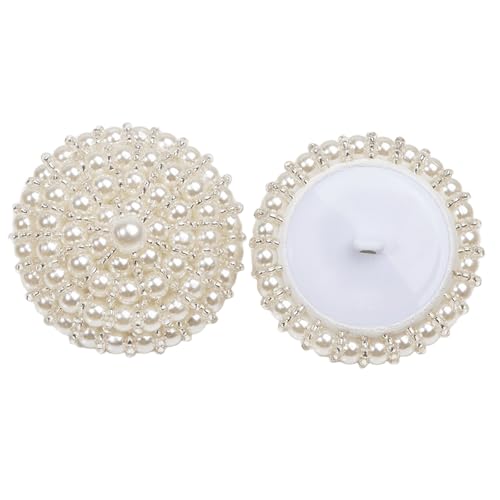 Klassische Perlenknöpfe Elegante Perlen Schnalle Fade Resistant Für Mode Enthusiasten Craft Project Verschiedene Kleidungsstücken Dekore Klassische Perlenknöpfe Elegante Perlen Schnalle Fade Resistant Für Mode Enthusiasten Craft Project Verschiedene Kleidungsstücken Dekore von HIOPOIUYT