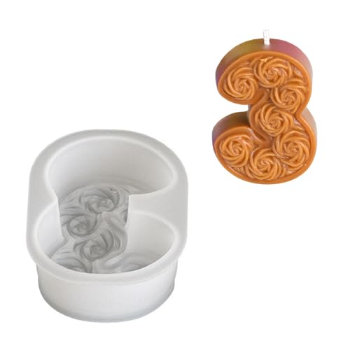 Silikonformen Rose Nr. 0-8 Kerzenepoxidharz Handgefertigte Gussteile Backen Für Fondantkuchen Duft Kerze Rose Number Silikonform Epoxidharz Plastern Silikonformen Rose Nr. 0-8 Kerzenepoxidharz Handgefertigte Gussteile Backen Für Fondantkuchen Duft Kerze Rose Number Silikonform Epoxidharz Plastern von HIOPOIUYT