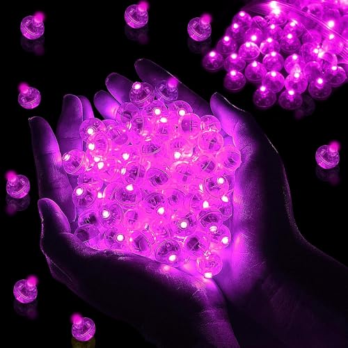 HIQE-FL 120 Stück Runde LED Ballons Lichter,Runde LED Ballons Lichter Party,Mini LED Ballonlichter,LED Ballon Licht Superhelle,LED Ballons Lichter,Weihnachten,Geburtstagsfeiern,Hochzeitsdekoration(F) von HIQE-FL