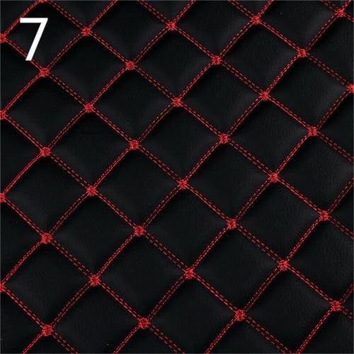 HIQIU Kunstleder Gesteppt Kaschiert Leder Polsterstoff Kunstleder PVC Gestepptes Kaschiert Dekostoff For Auto Innenraum DIY Dekor 1.55 * 1M (Black 2) von HIQIU