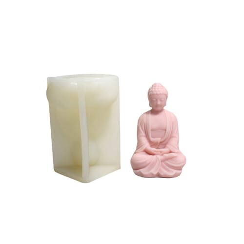 Gießformen Für Kerzen Buddha Aromatherapie Kerze Silikonform Ornamente Diy Gips Buddha Kopf - Meditation von HIRAIDAI