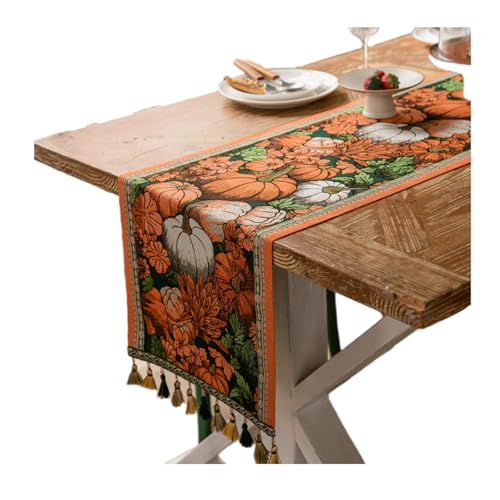 Tischläufer Tischläufer Aus Jacquardstoff, Halloween-Tischdecke Für Tee Und Abendessen, 35X260cm von HIRAIDAI