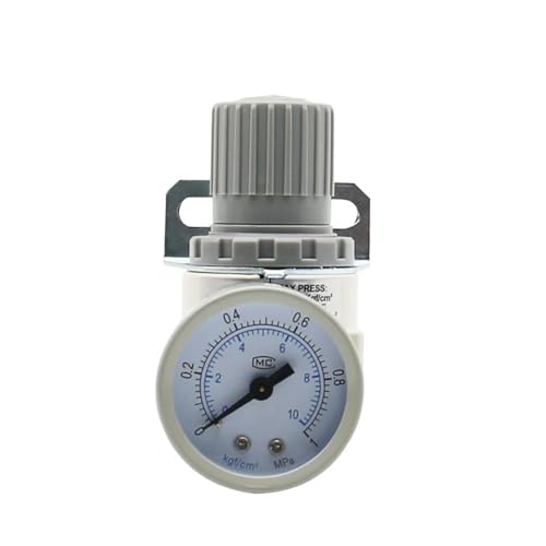 AR2000-BT 10mm 1/4'' Luftdruckregler Steuerung Kompressorpumpe Gasregulierungsbehandlungseinheiten mit Manometer Einstellbar 1 Stück von HJFGVOCT