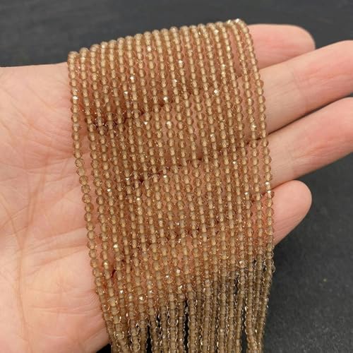 Kristallglas-Spinell-Perlen, 2/3 mm, facettierte lose Rocailles-Perlen zur Schmuckherstellung, DIY-Armband, Halskette, Schmuckzubehör, J, 2 mm, 180 Stück von HJGUI