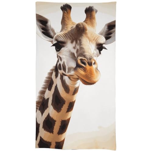 HJKBCV Tischdecke, wasserdicht, 300D-Polyester, niedliche Giraffe, Tischdecke für Küche, knitterfrei, Tischdecken für Esstisch, für den Außenbereich von HJKBCV