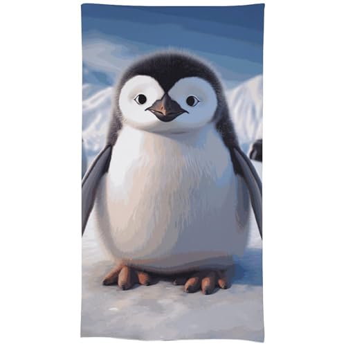 HJKBCV Tischdecke, wasserdicht, 300D-Polyester, niedliche Pinguin-Tischdecken für Küche, knitterfrei, Tischdecken für Esstisch, für den Außenbereich von HJKBCV