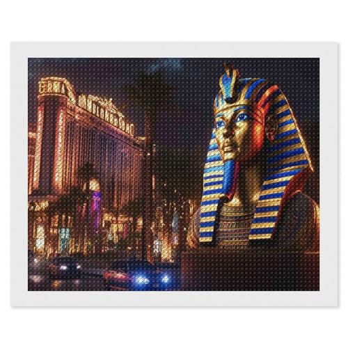 HKFLD DIY 5D Diamond Arts Painting Kits Full Drill, Las Vegas Crafts Pictures by Numbers,Diamond Canvas Painting Set for Adult And Children,Home Wall Decorations-30 * 40cm von HKFLD