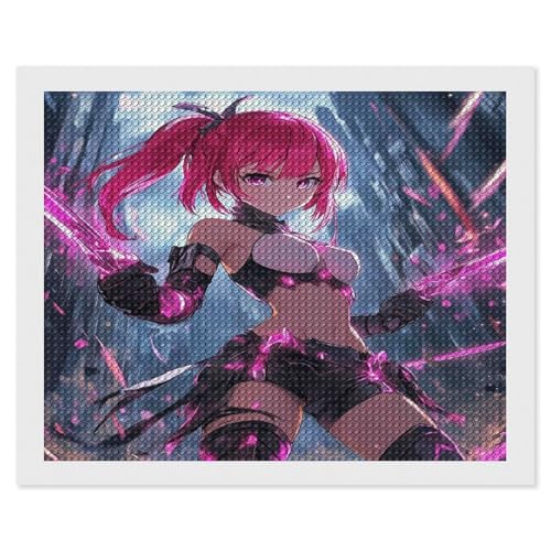 HKFLD DIY 5D Diamond Painting by Number Kits, Crystal Rhinestone Diamond Embroidery Paintings Pictures Arts Craft for Home Wall Decor & Relaxation (Anime Characters,) 30 * 40cm von HKFLD