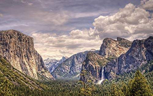 HKFLD Yosemite National Park DIY 5D Diamond Painting by Number Unique Kits Home Wall Decor Crystal Rhinestone Wall Decor Cross Stitch 40x50cm von HKFLD